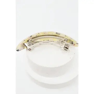 Bent Oval Acetate Barrette