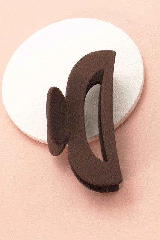 Matte Half Moon Claw Clip