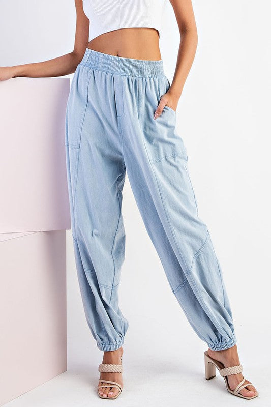Denim Blue Joggers