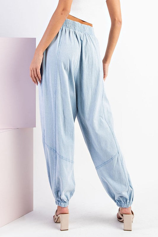 Denim Blue Joggers