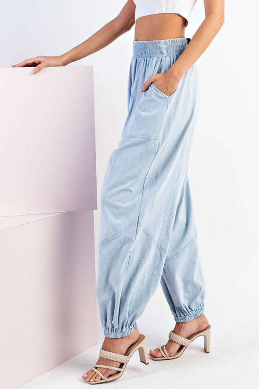 Denim Blue Joggers