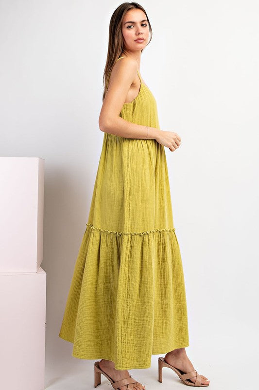 Cotton Gauze Maxi Dress