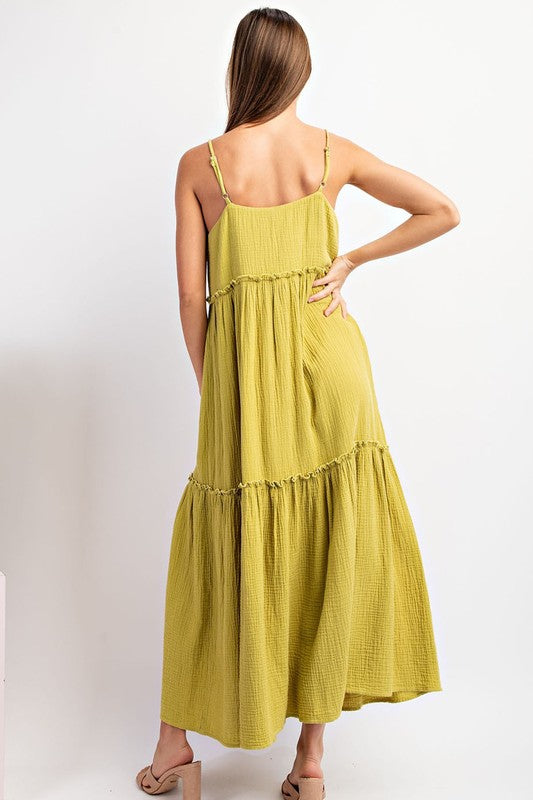 Cotton Gauze Maxi Dress