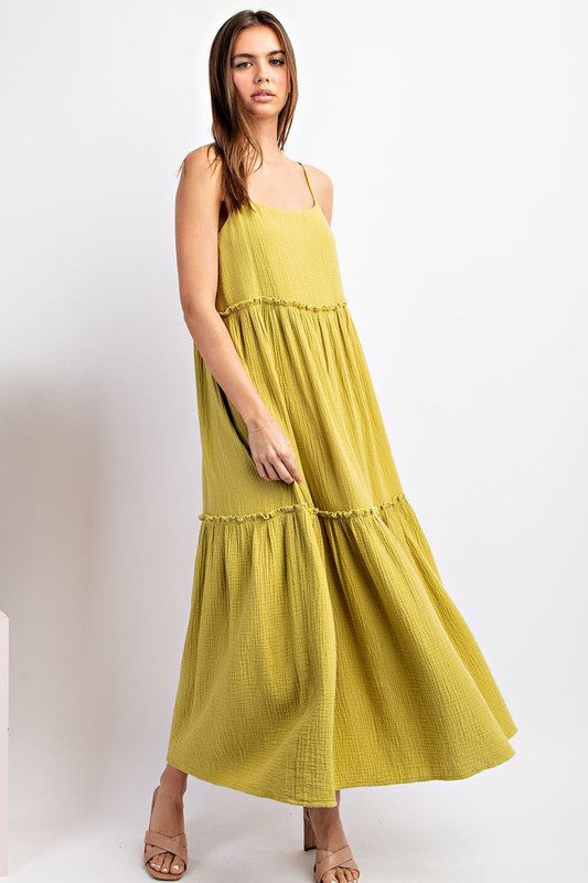 Cotton Gauze Maxi Dress