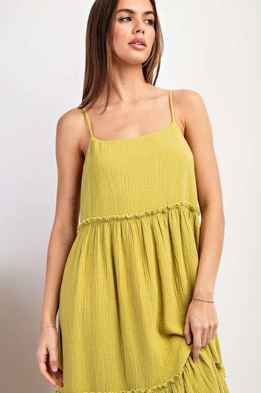 Cotton Gauze Maxi Dress