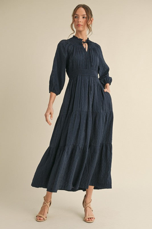 Navy Maxi Dress