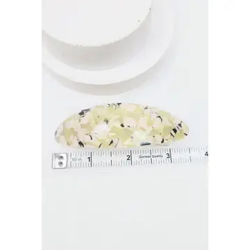 Bent Oval Acetate Barrette