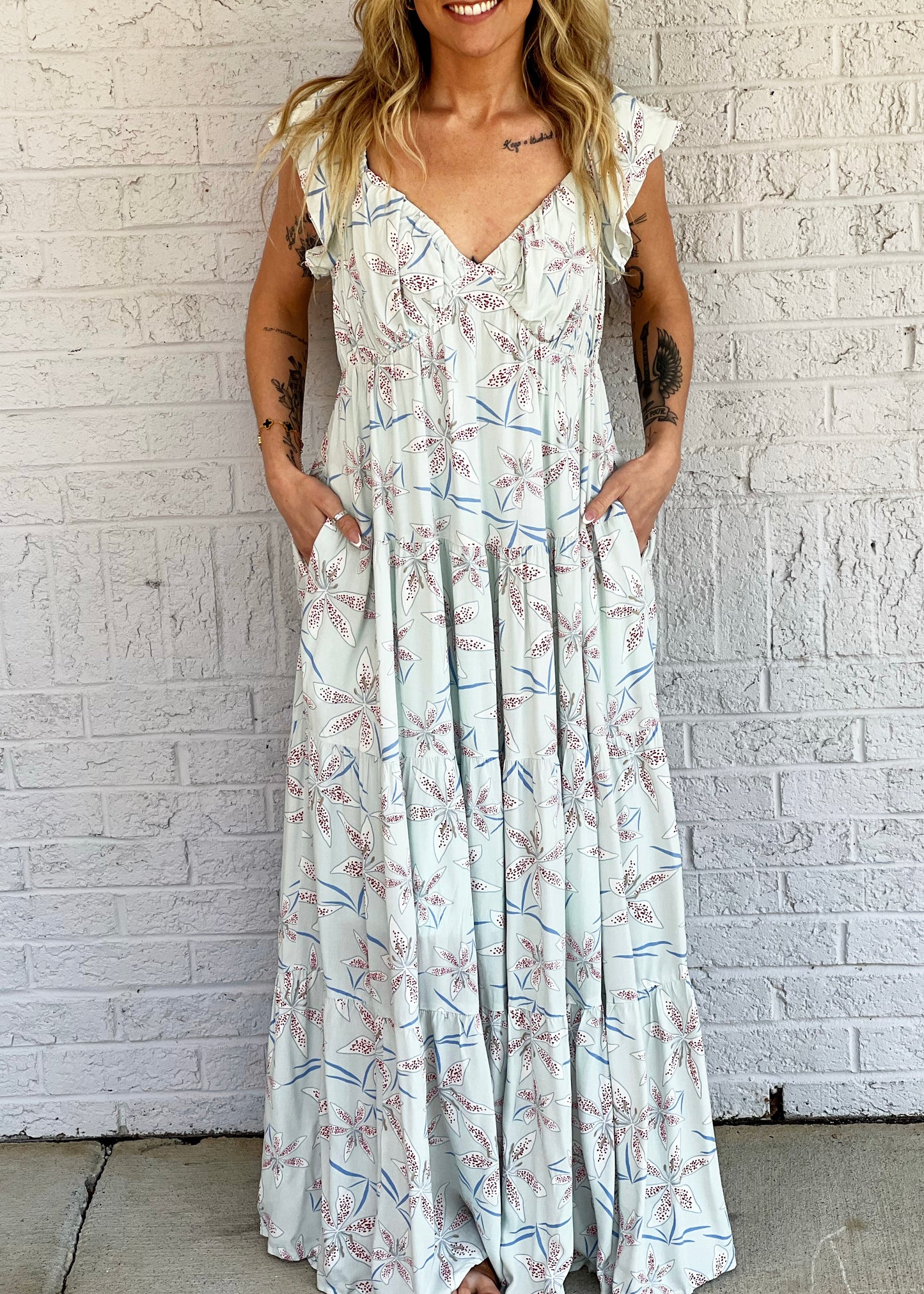 Floral Sweetheart Maxi