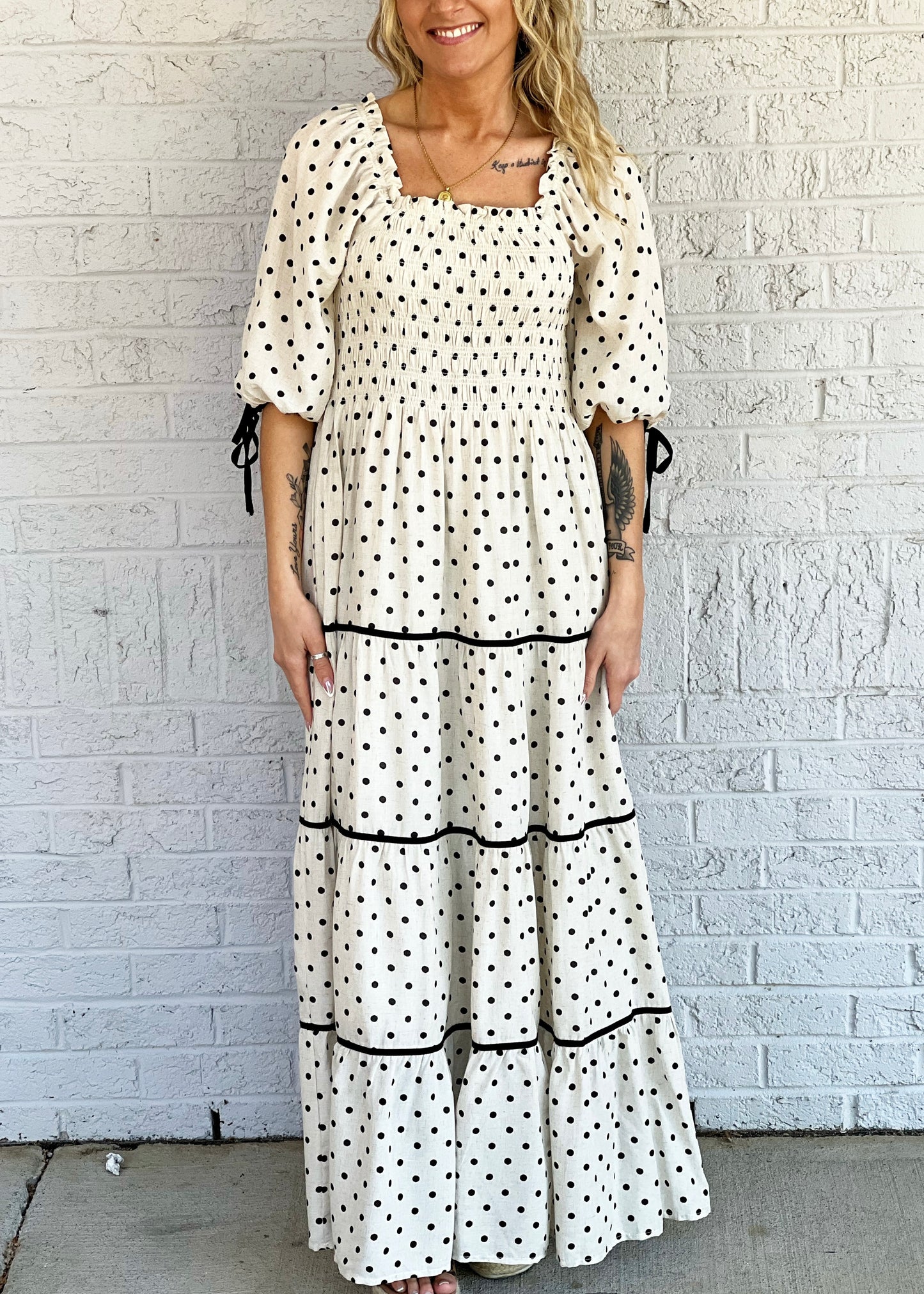 Polka Dot Maxi
