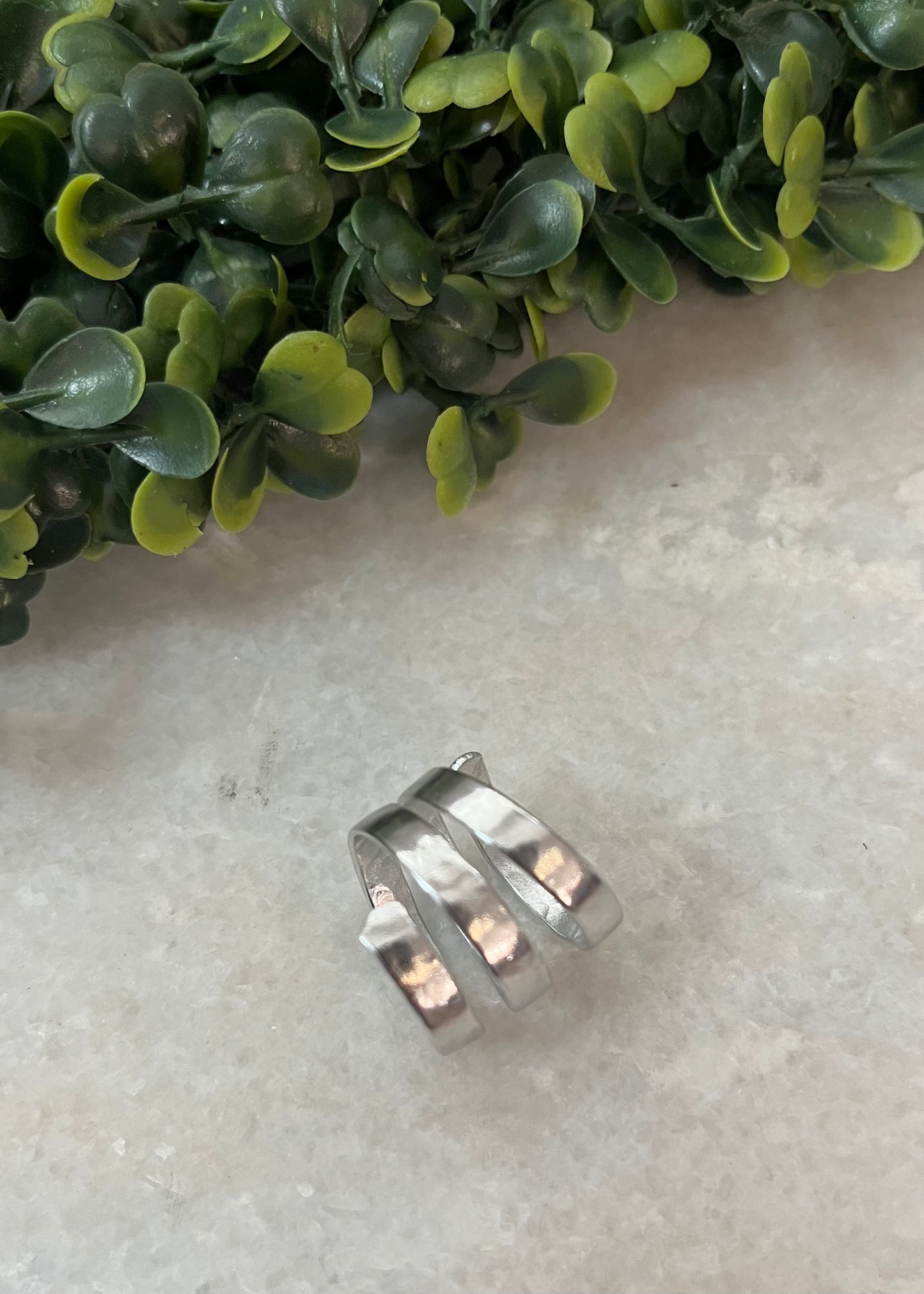 Silver Wrap Ring - Large