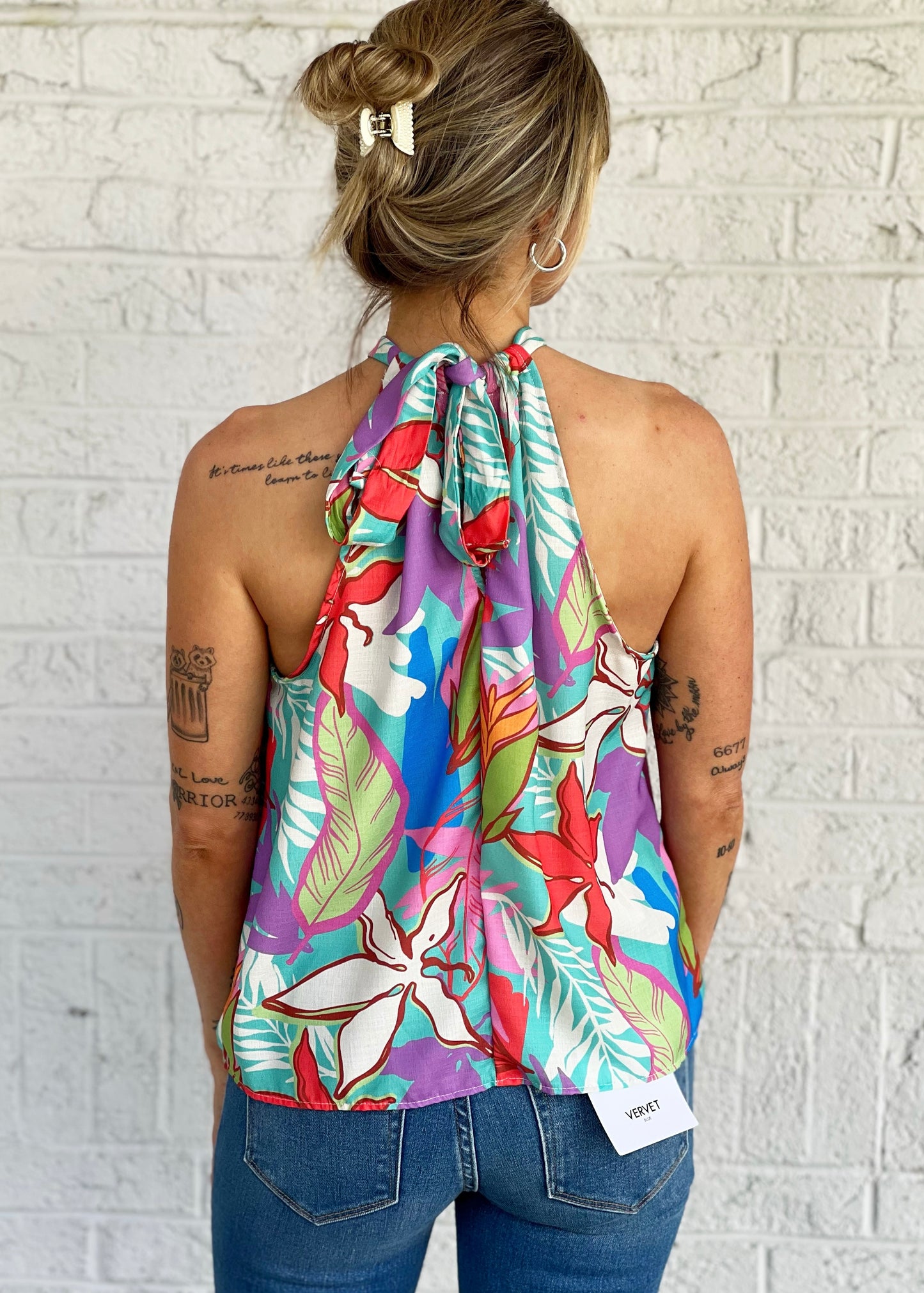 Floral Halter Top