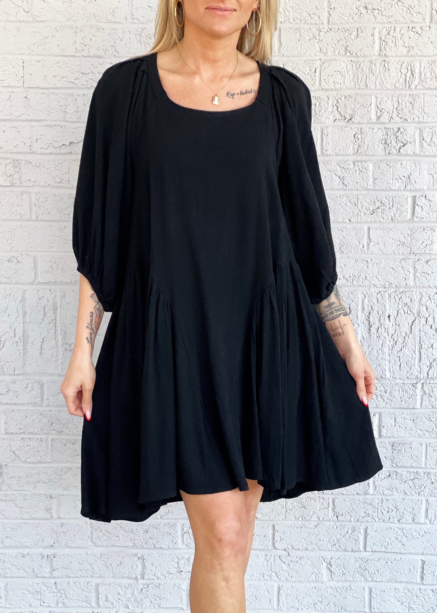 Black Swing Dress
