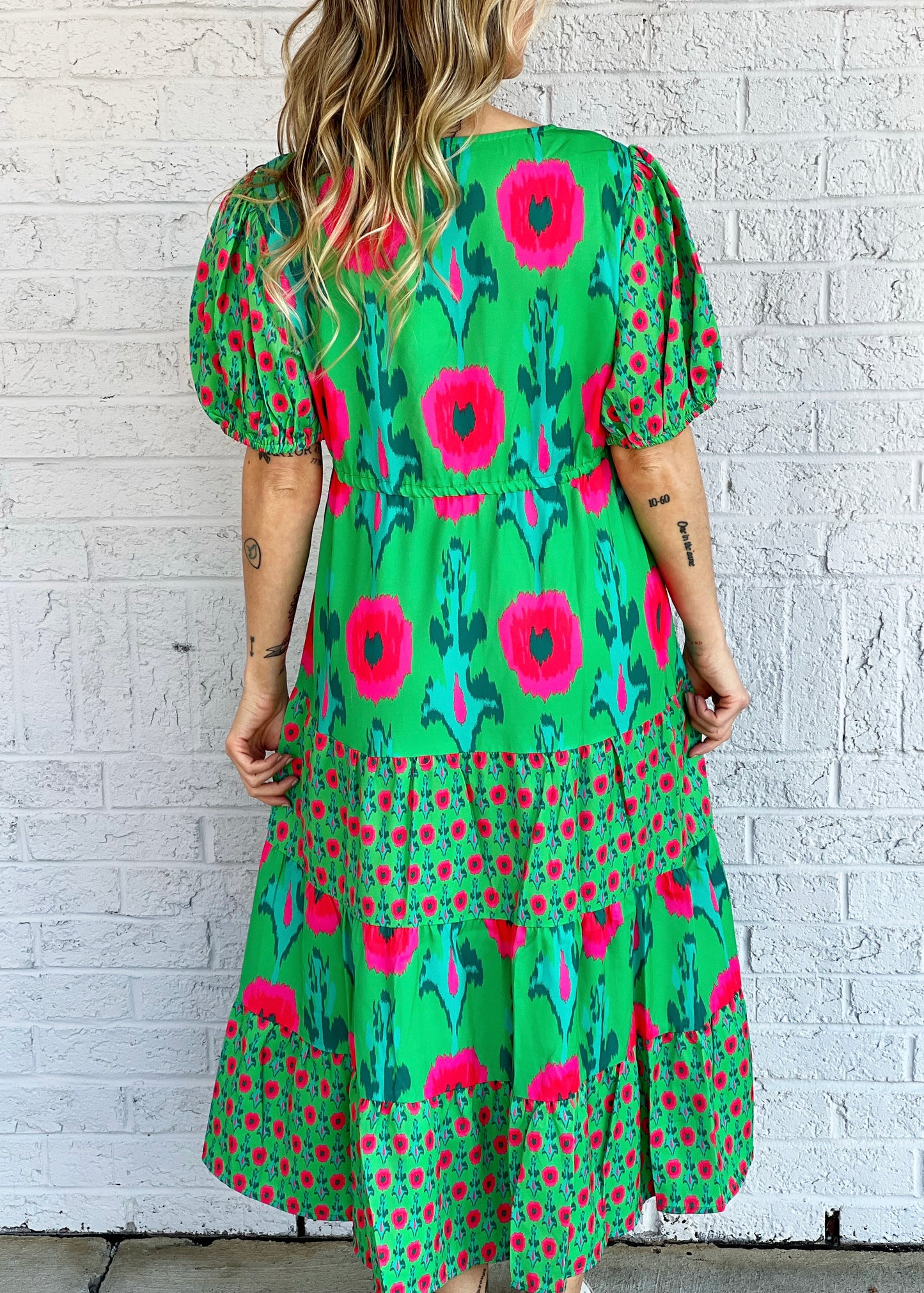 Drawstring Midi Dress