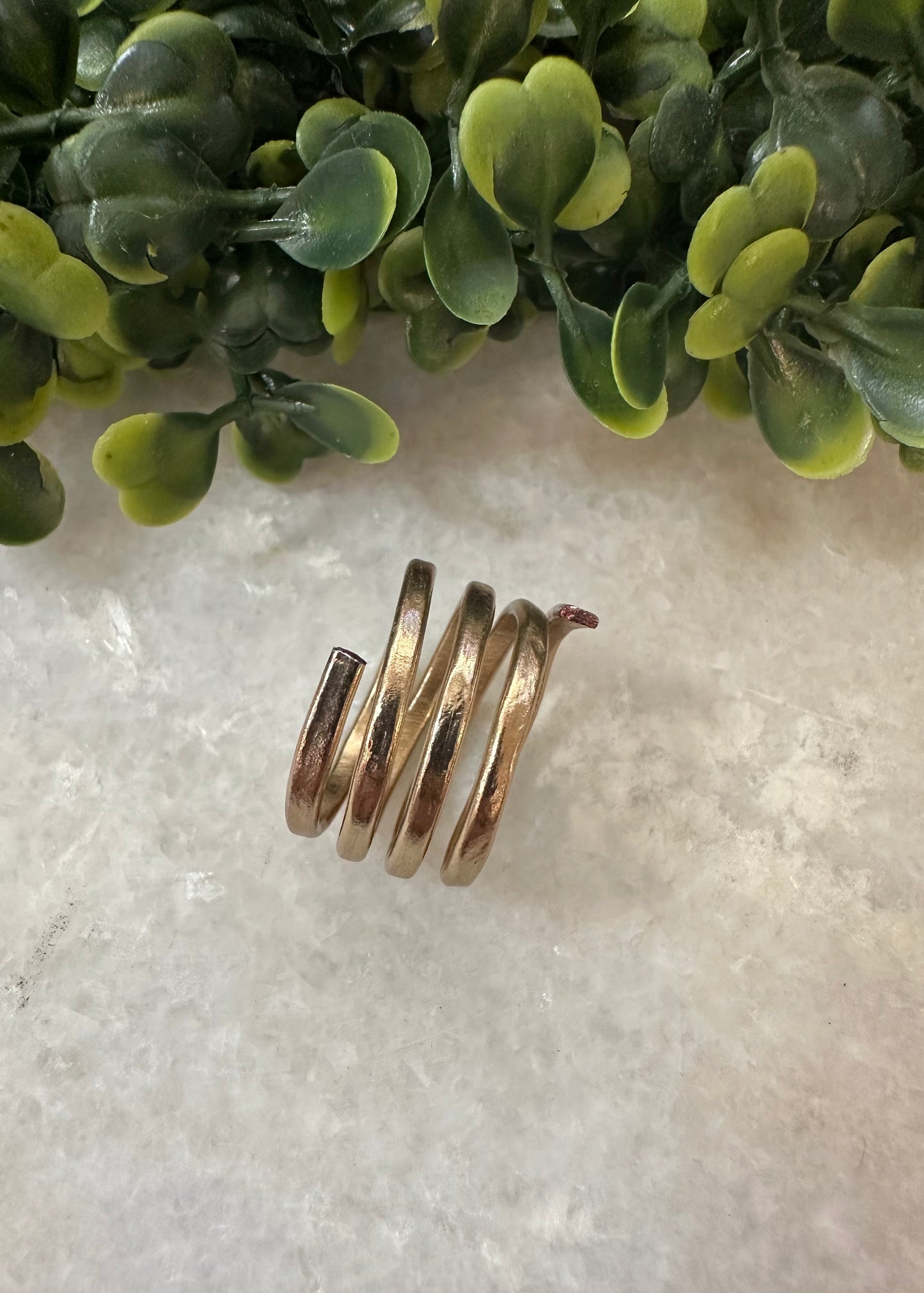 Rose Gold Wrap Ring (Large)