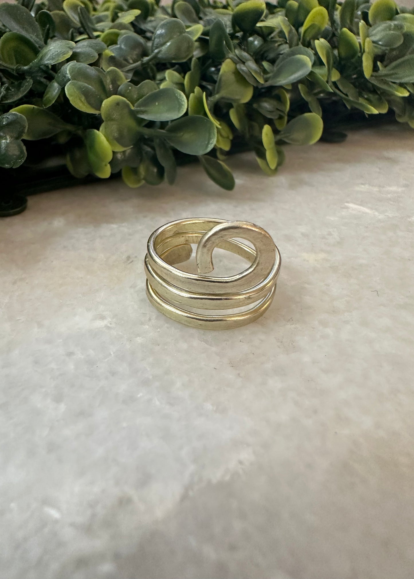 Champagne Loop Wrap Ring