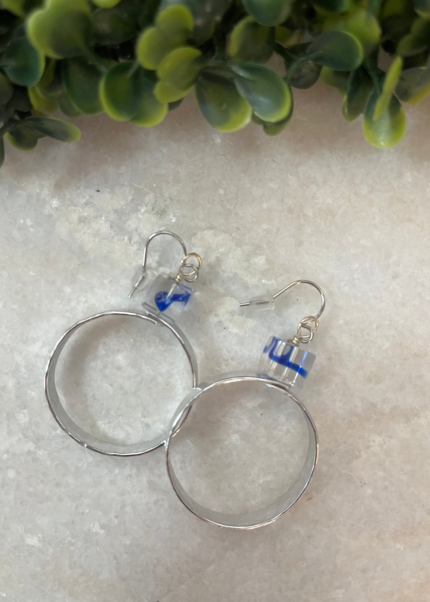 Luna Azul Hoop Earrings