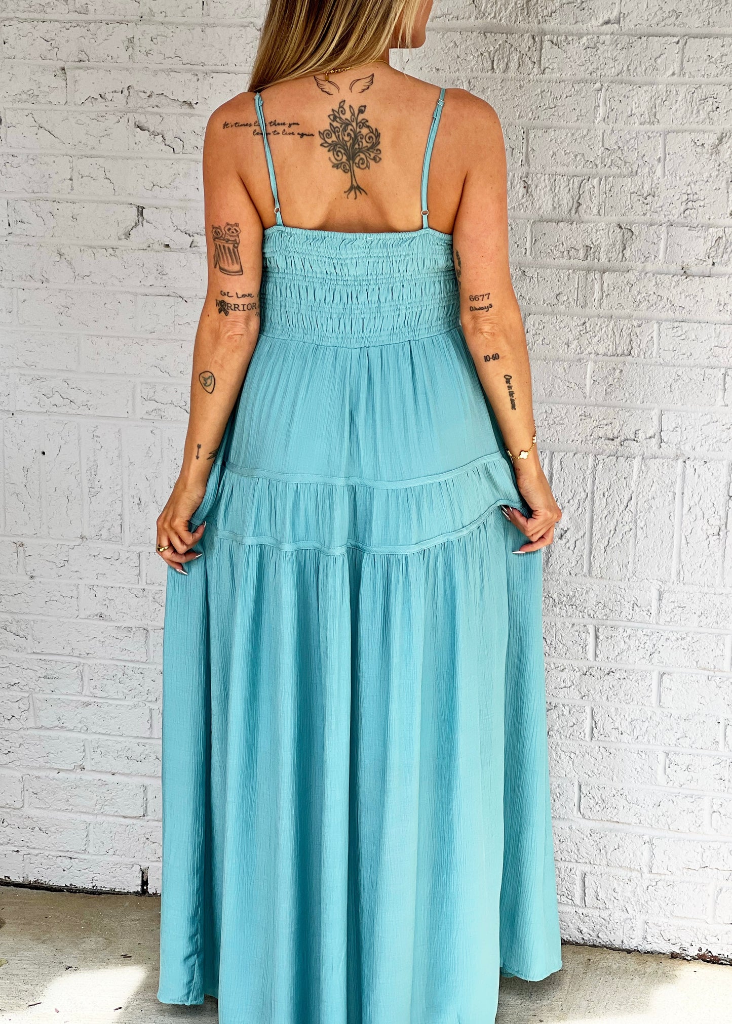 Midi Dress in Mint