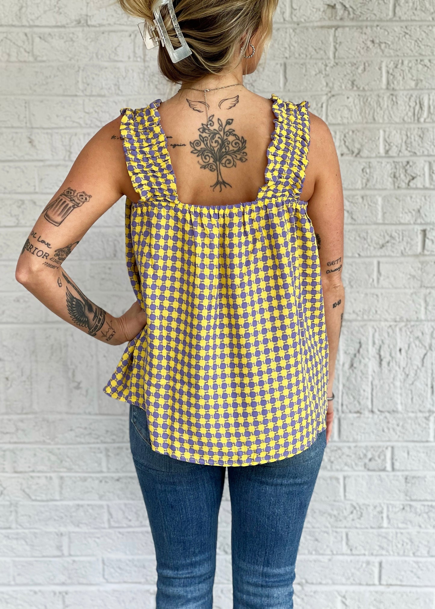 ECU Square Neck Top