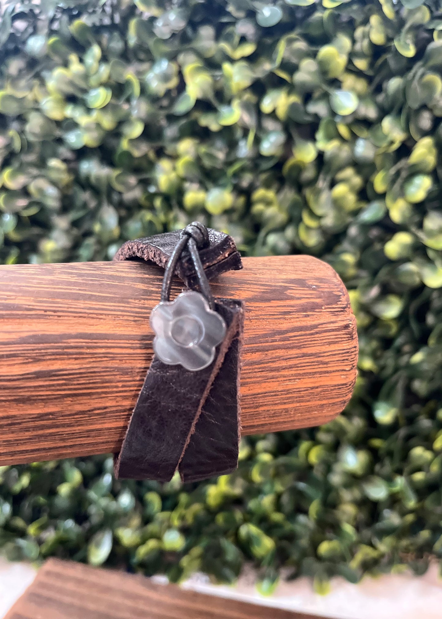 Black Leather Bracelet