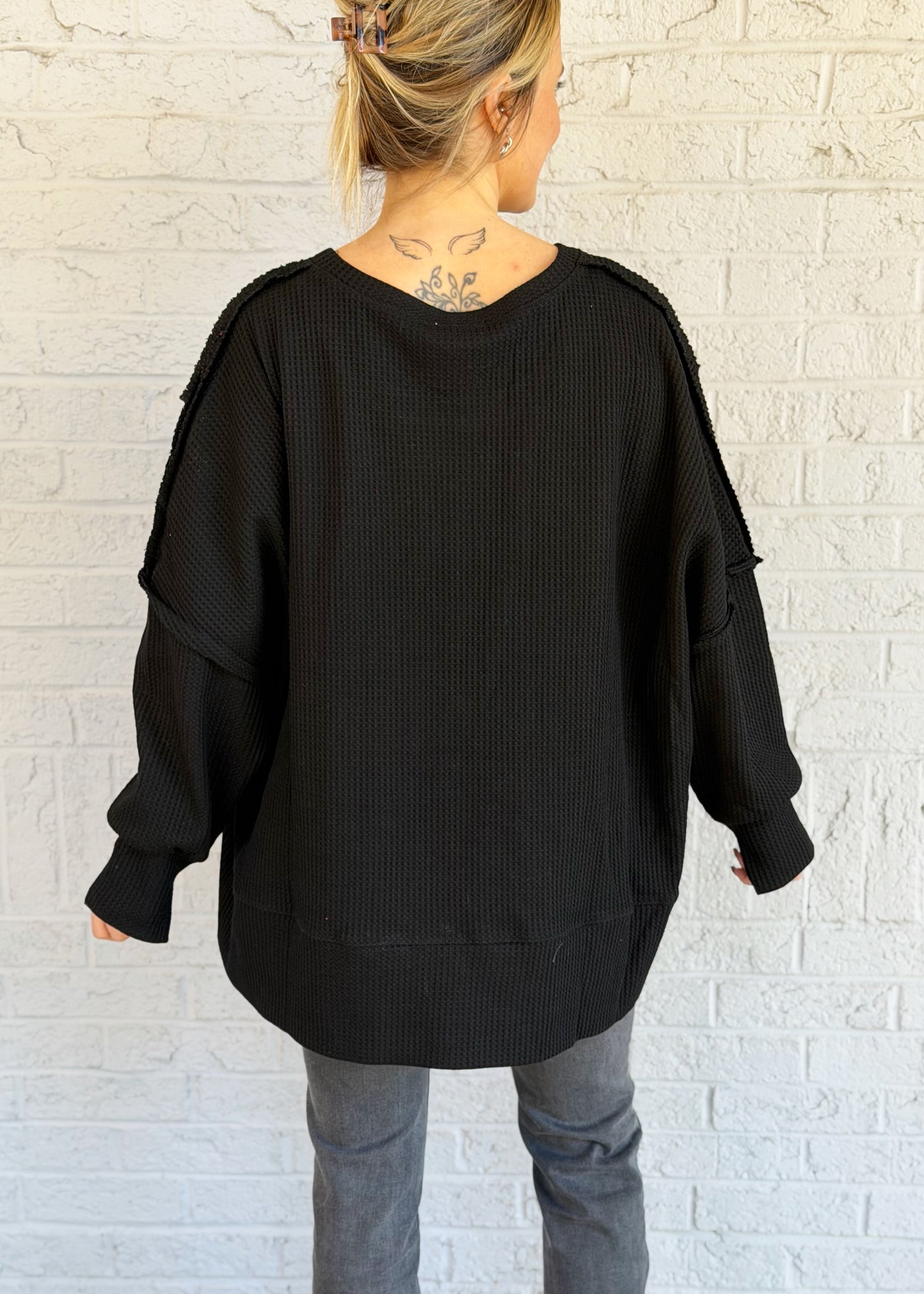 Merry Waffle Top
