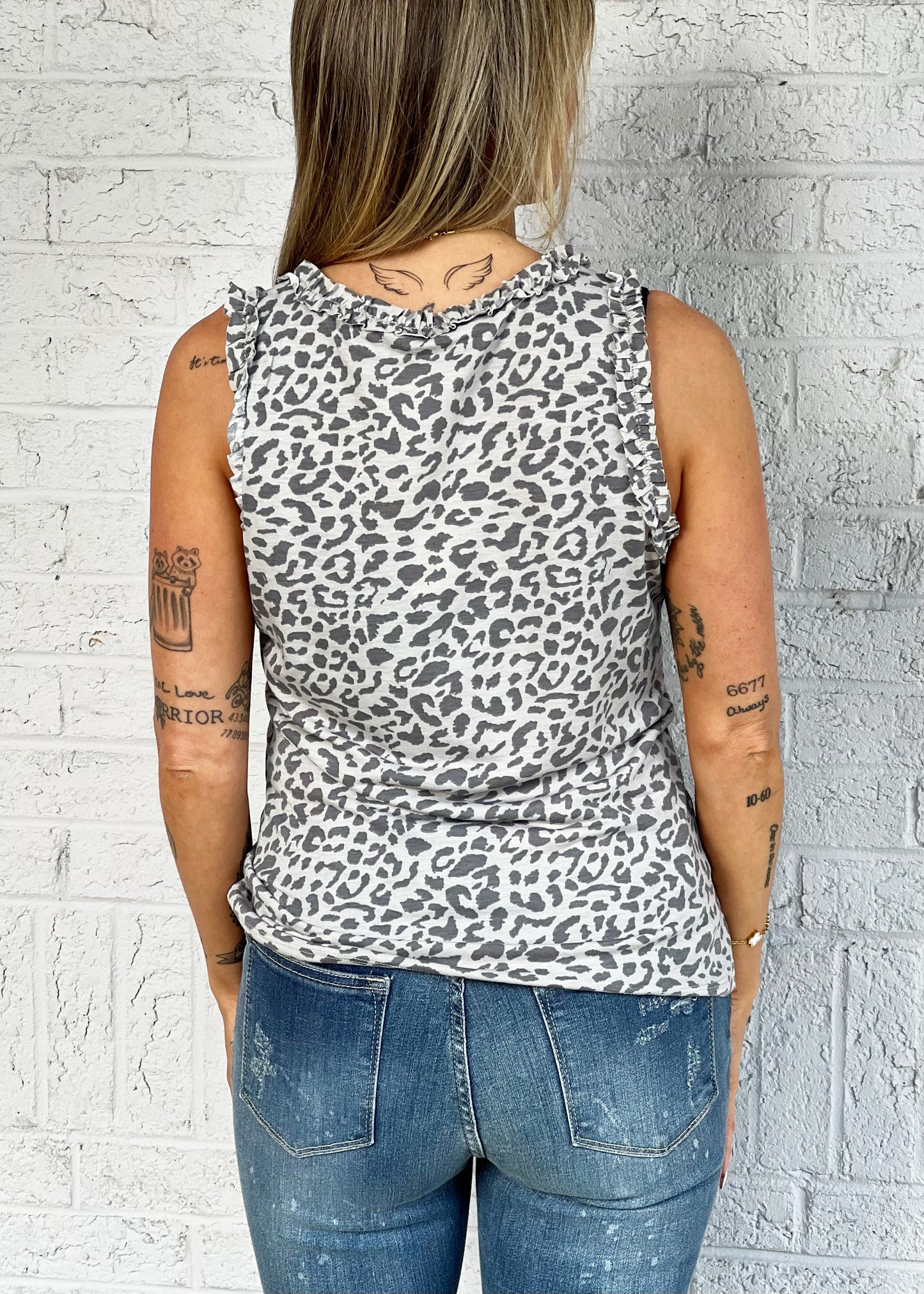 Grey Leopard Tank