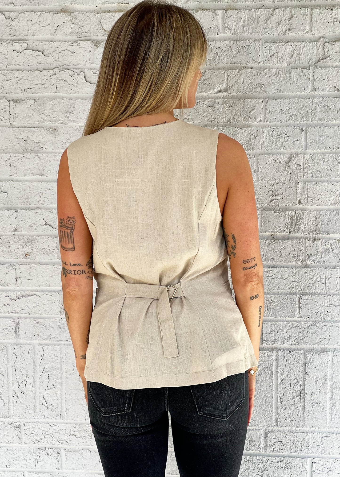 Linen Vest