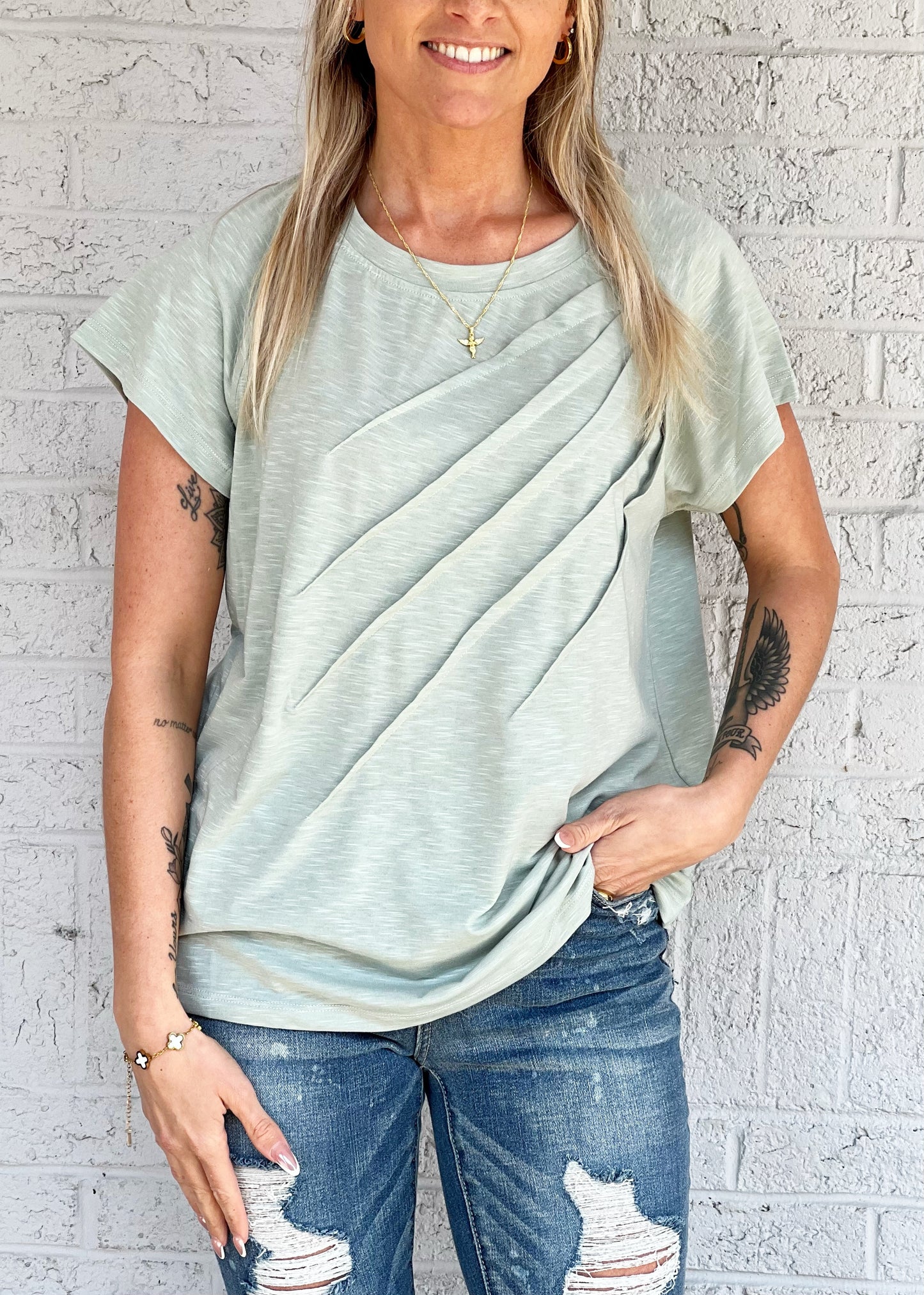 Sage Asymmetrical Top