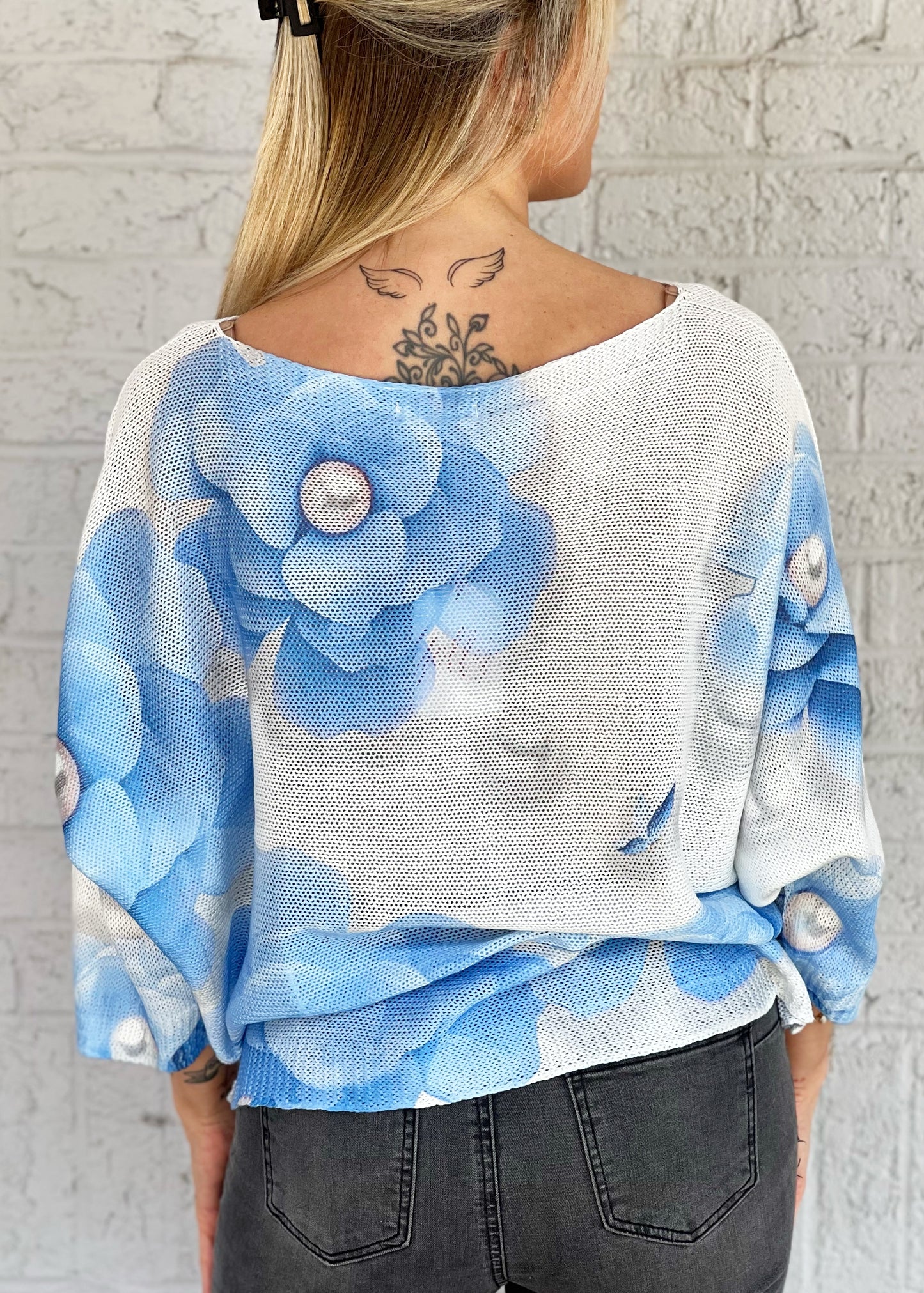 Pearl Floral Sweater