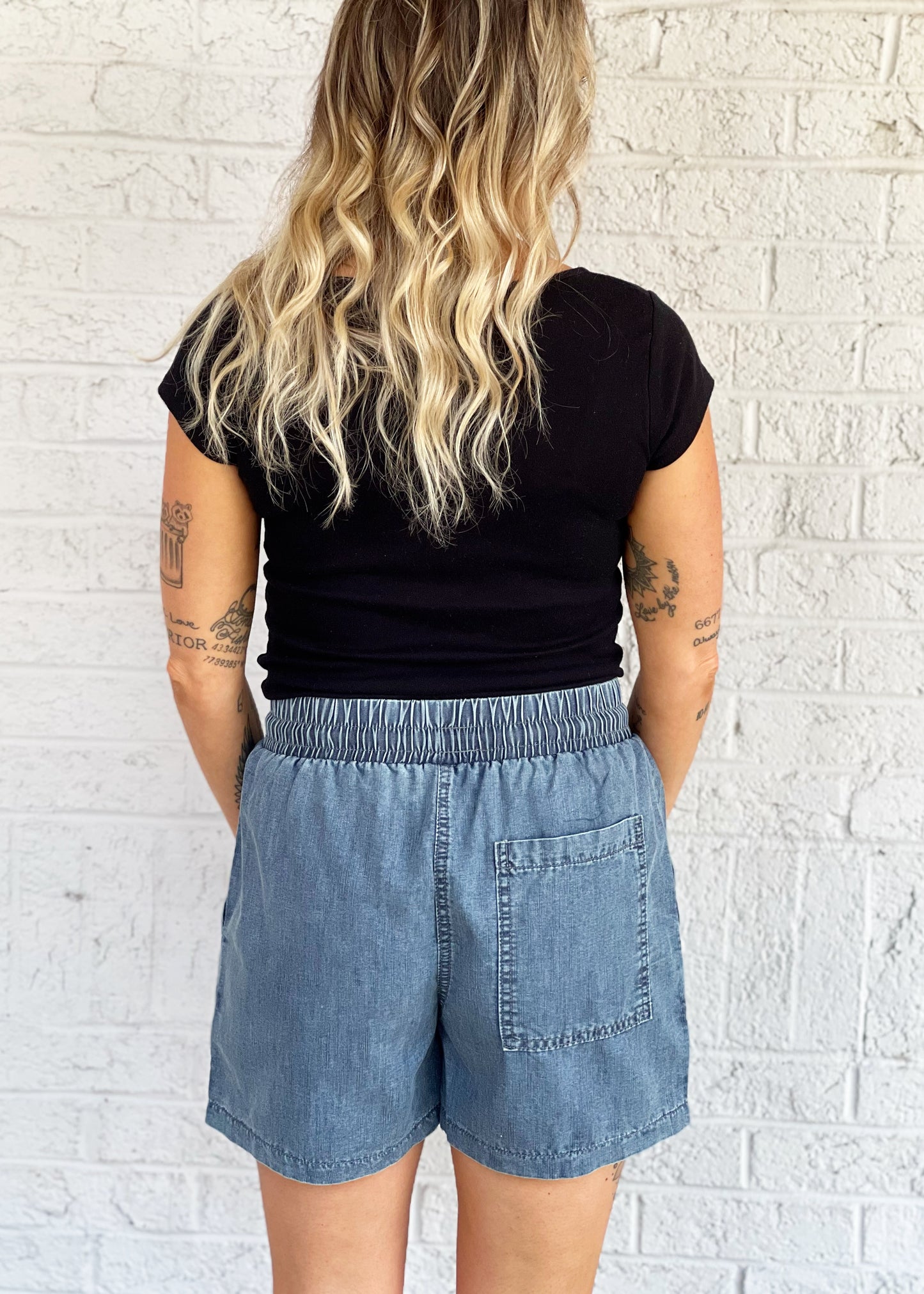 Denim Skort