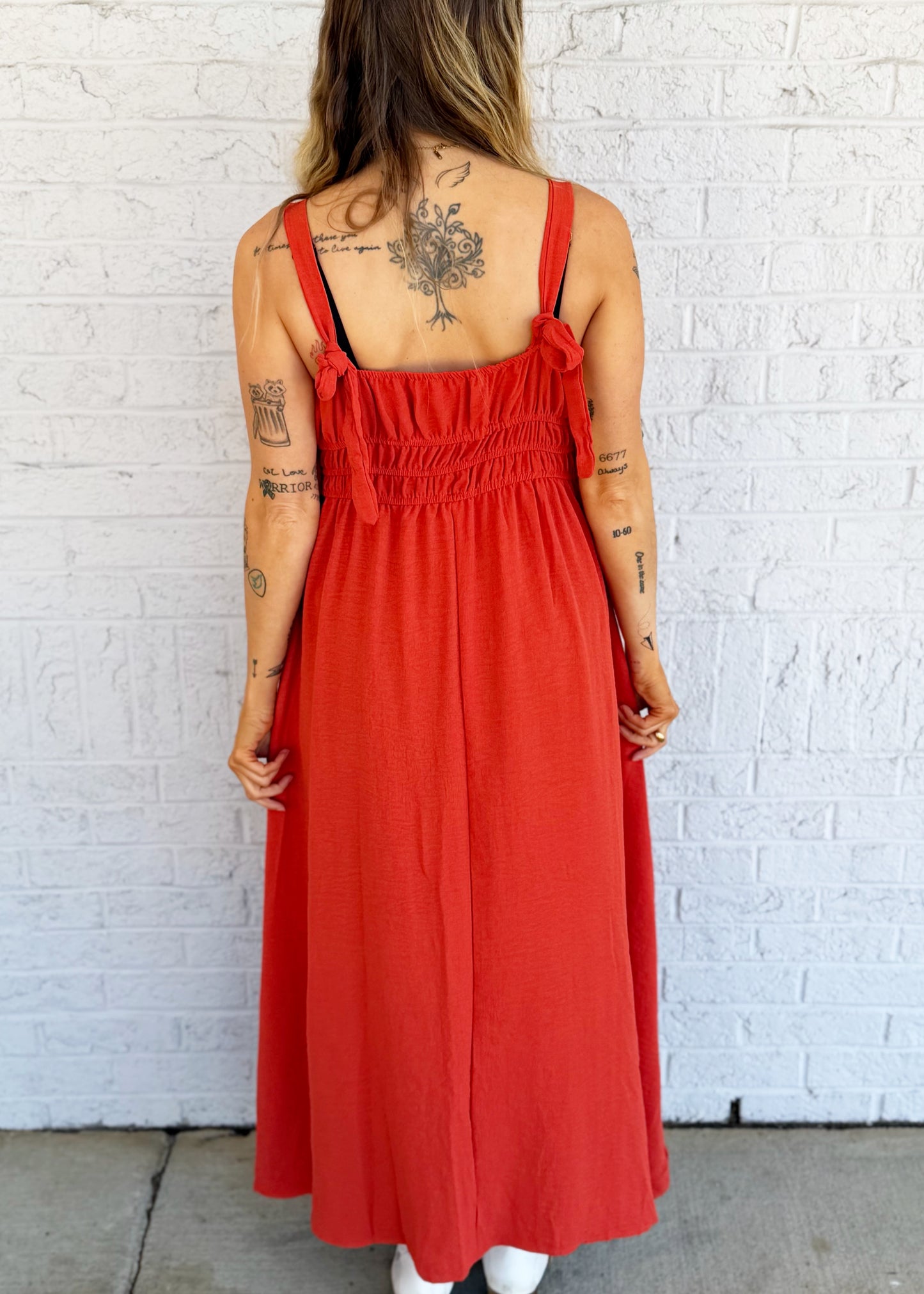 Sleeveless Summer Maxi Dress