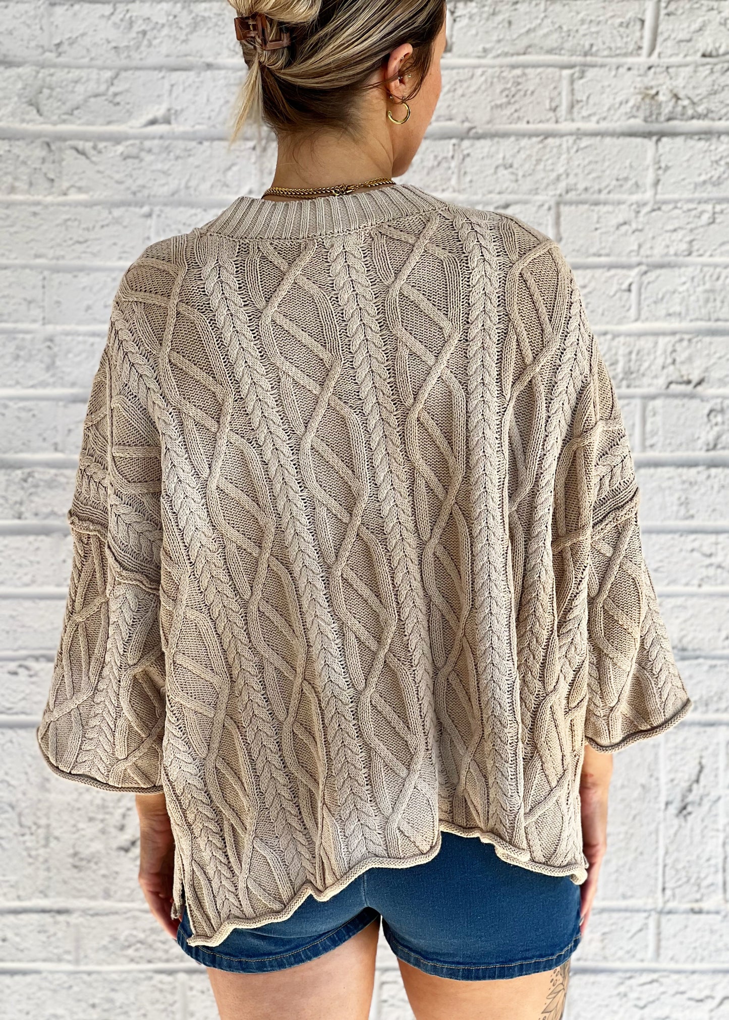 Carly Cable Knit Sweater