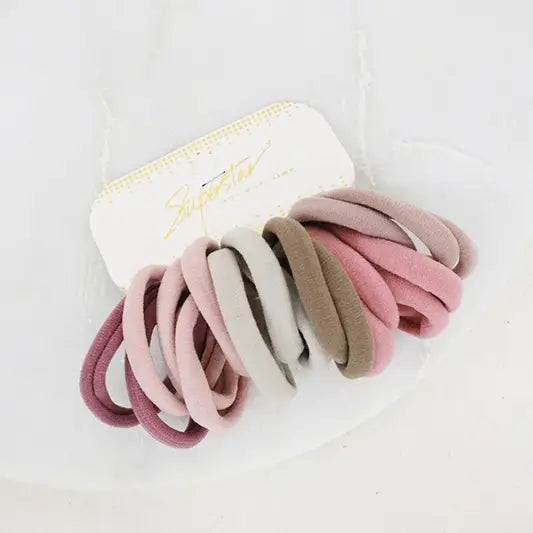 Mauve Tone Hair Tie Set