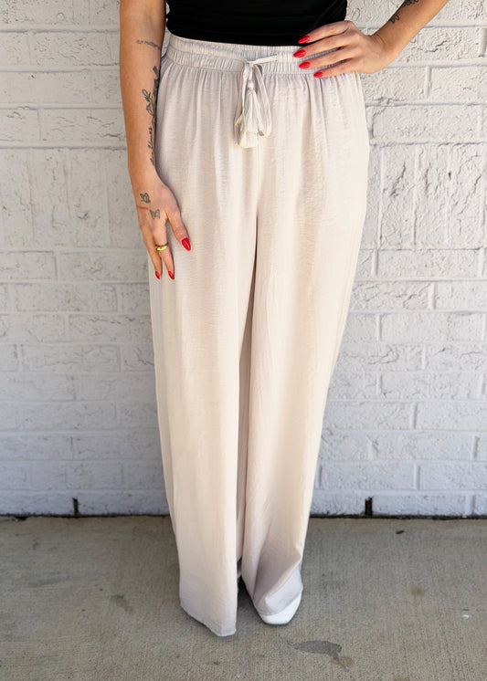 Silky Palazzo Pants
