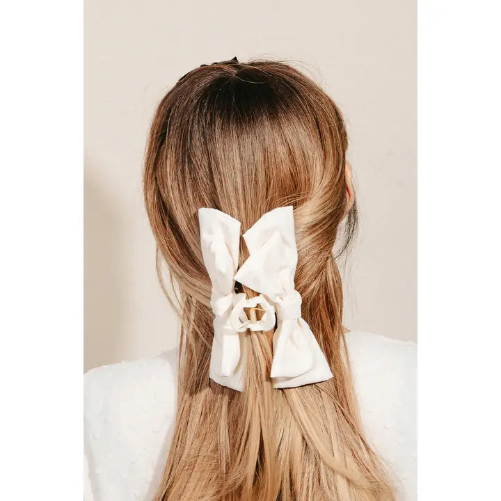 Bow Ribbon Claw Clip