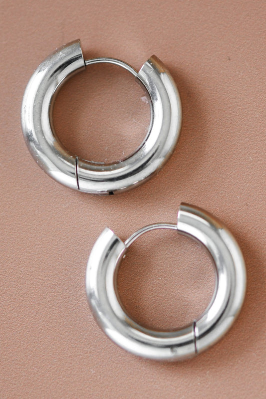 Mini Silver Hoops