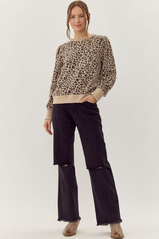 Leopard Pullover