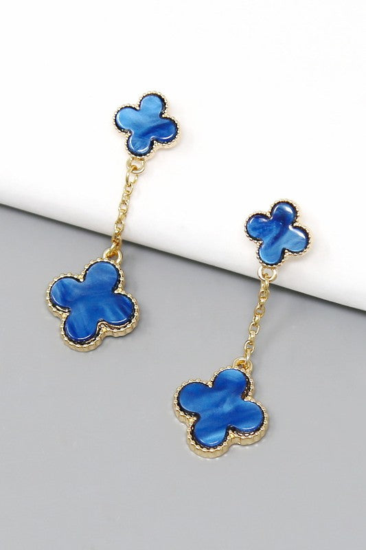 Clover Drop Earrings