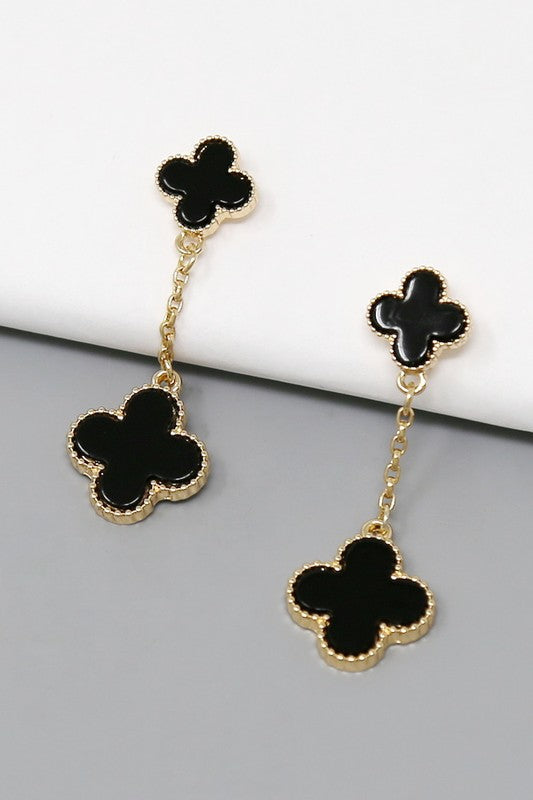 Clover Drop Earrings