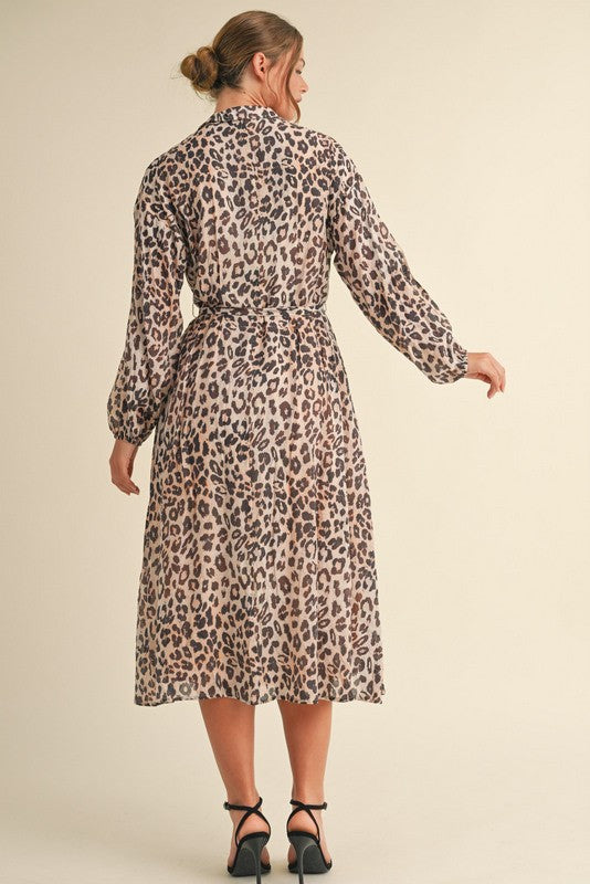 Leopard Midi Dress