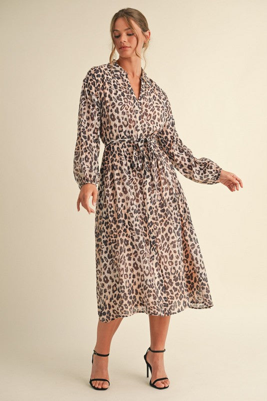 Leopard Midi Dress