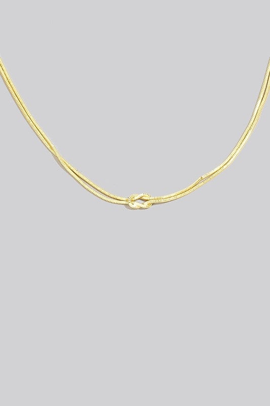 Gold Dipped Rope Chain Necklace