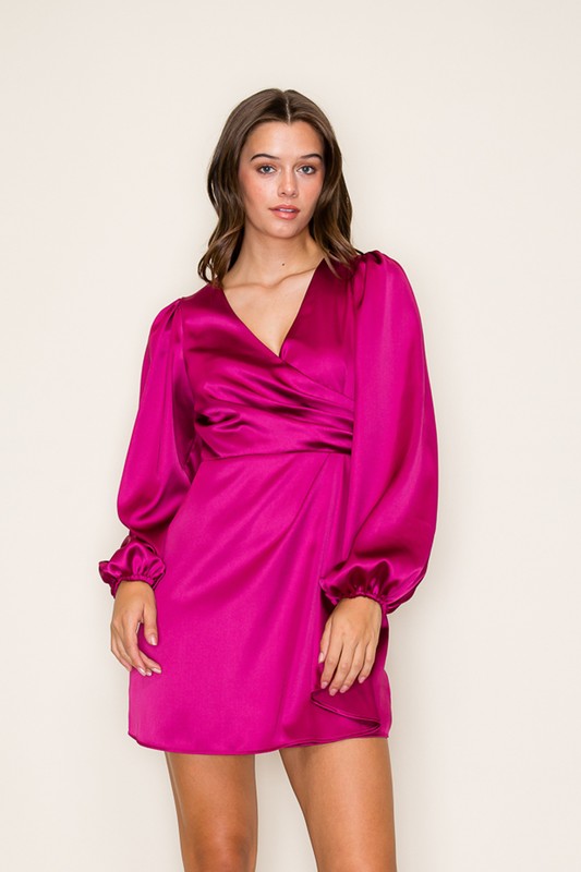 Magenta Min Dress