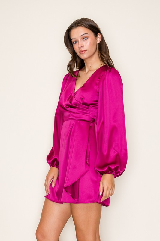 Magenta Min Dress