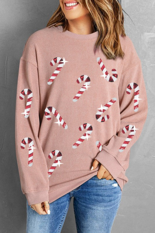 Candy Cane Sweatshirt