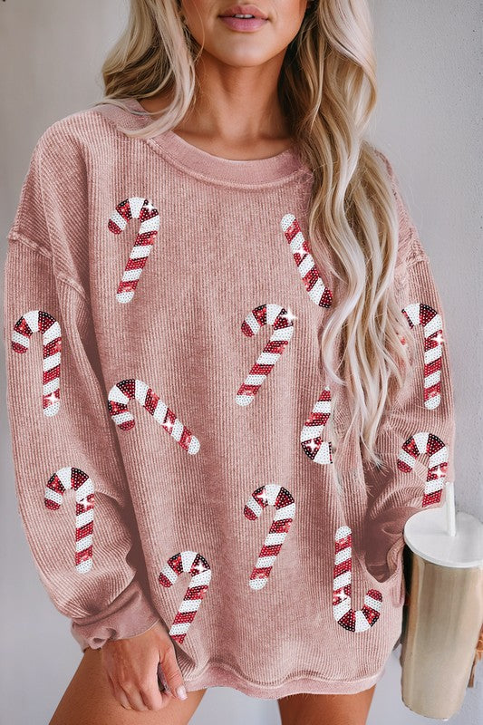 Candy Cane Sweatshirt