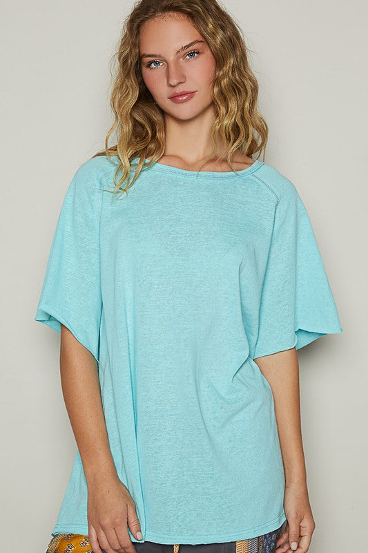 Aqua Short Sleeve Tee