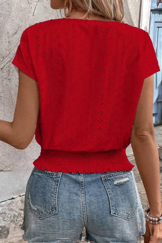 Red Short Sleeve Shirt