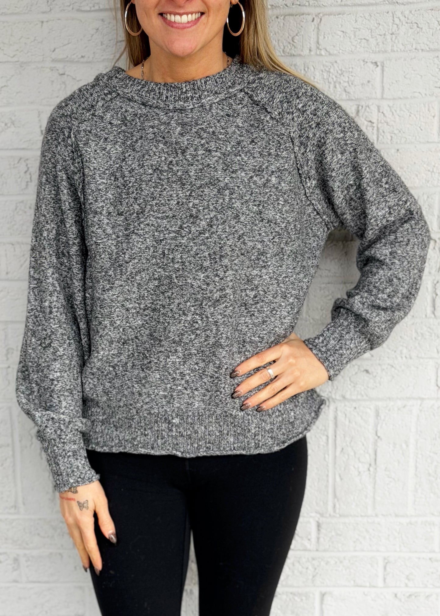 Charcoal Pullover Sweater