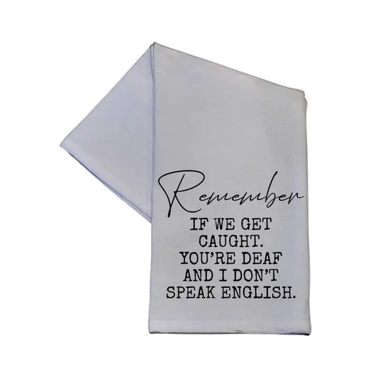 White Tea Towel