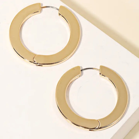 Latch Gold Hoops